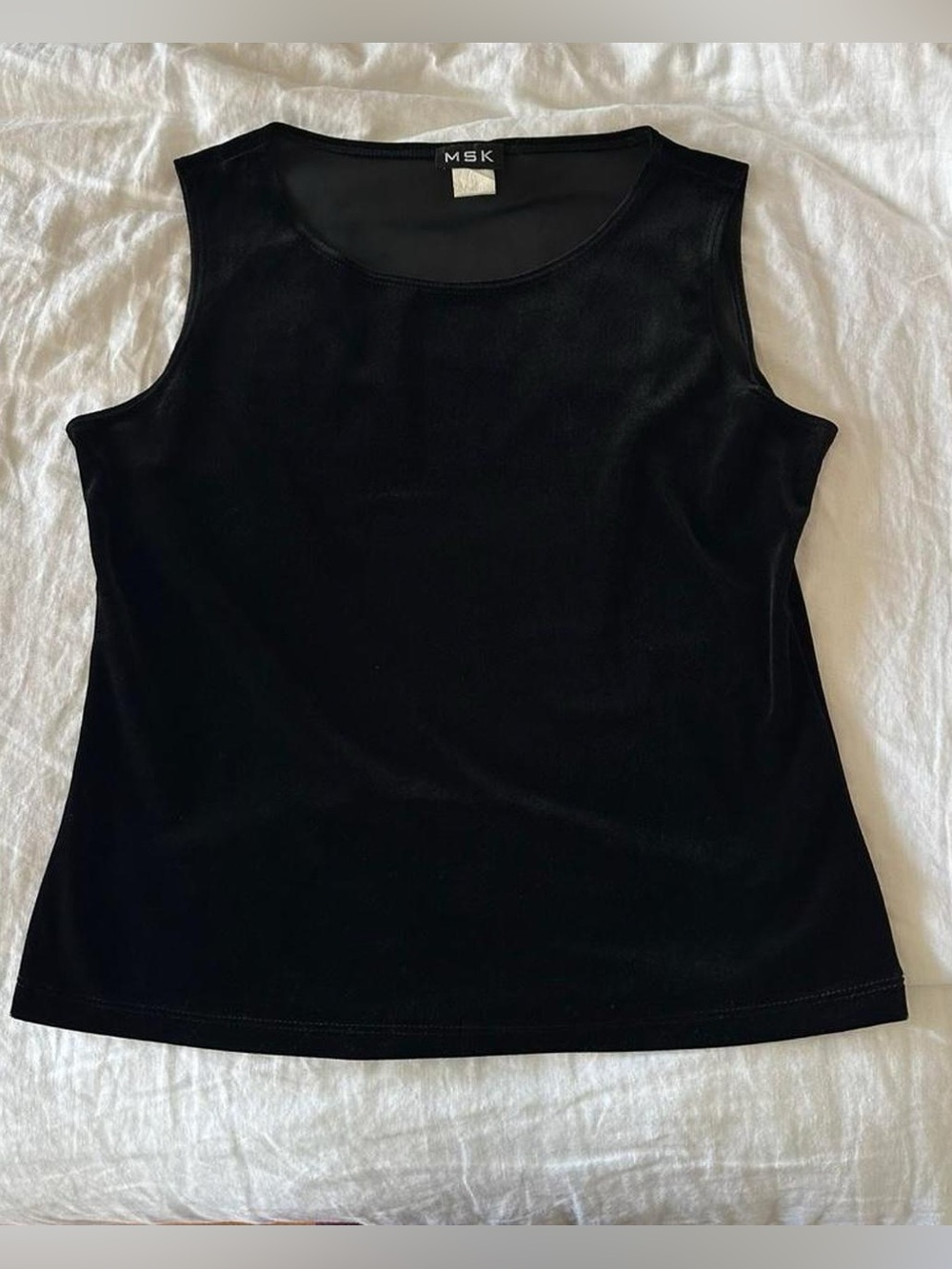 Vintage MSK velvet top